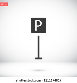 parking vector icon eps 10