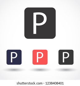 parking vector icon eps 10