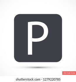 parking vector icon eps 10