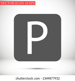 parking vector icon eps 10