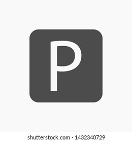 parking vector icon eps 10 , Lorem ipsum Flat design