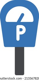 parking vector illustration isolated on a transparent background . glyph vector icons for concept or web graphics.