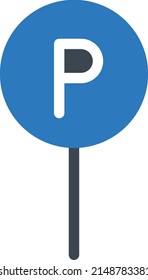 parking Vector illustration on a transparent background. Premium quality symbols. Glyphs  vector icon for concept and graphic design.