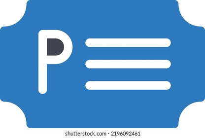 parking Vector illustration on a transparent background. Premium quality symmbols. Glyphs vector icons for concept and graphic design. 
