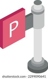 parking Vector illustration on a transparent background. Premium quality symbols. Flat icons for concept and graphic design.