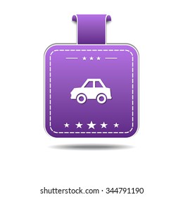 Parking Violet Vector Icon Design