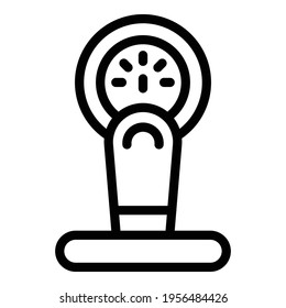 Symbol für das Parkgewicht. Rahmenparkgewicht Vektorsymbol für Webdesign einzeln auf weißem Hintergrund
