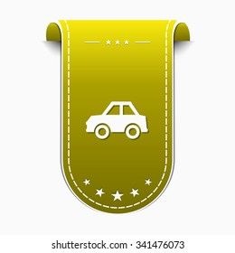 Parking Yellow Vector Icon Design