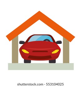 parking zone concept icon