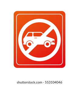 parking zone concept icon