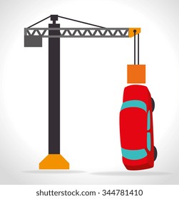 Parking zone graphic design, vector illustration eps10