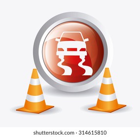 Parking zone graphic, vector illustration eps 10