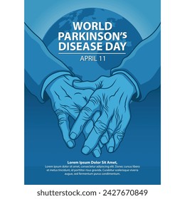 Parkinson Day Poster Flyer Vector Design