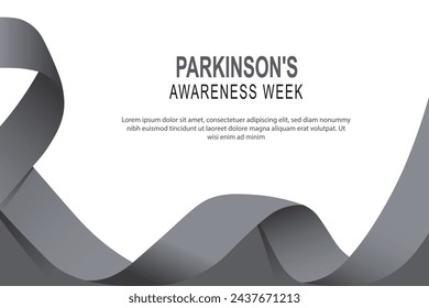 Parkinsons Awareness Week, Health background. Vector illustration.