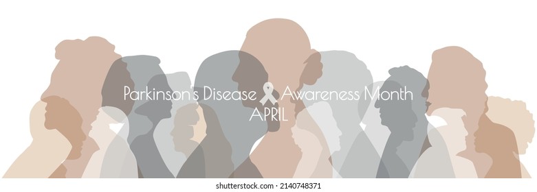 Parkinson's disease awareness month banner.