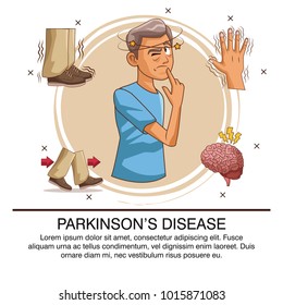 Parkinsons disease infographic