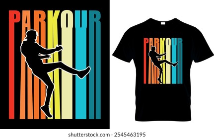 Parkour Graphic Vector T shirt design
