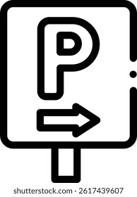 parkour icon. Thin Linear Style Design Isolated On White Background