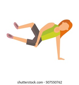 Parkour trick people extreme sport cartoon vector silhouette or city sport parkour trick people pose