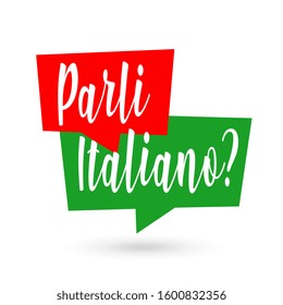 Parli italiano, Do you speak in italian language