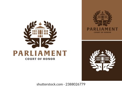 Parliament Court of Honor Logo is a design asset suitable for parliamentary events or government-related projects that require a distinguished and prestigious logo.