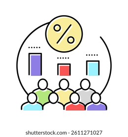 parliament voting color icon vector. parliament voting sign. isolated symbol illustration