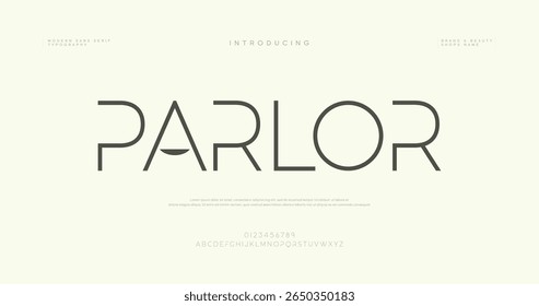 Parlor calligraphy alphabet small lettering a to z font family