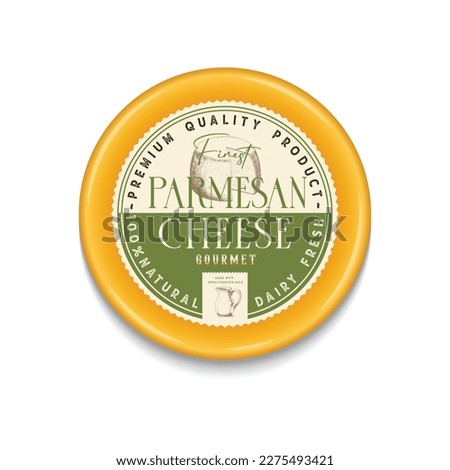 Image, Stock Photo Detail of Italian Parmesan cheese