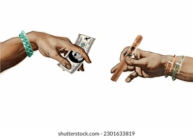 Parody of The Creation of Adam painting.
Parody of The Creation of Adam painting.
buy cigars with dollars
commodity trading