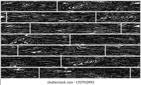 parquet board black and white vector graphics illustration image