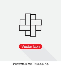 Parquet Floor Icon,Parquet Icon Vector Illustration Eps10