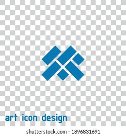 parquet floor vector icon on an abstract background