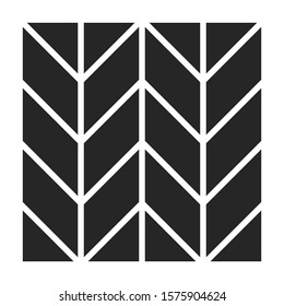 Parquet floor vector icon.Black vector icon isolated on white background parquet floor.