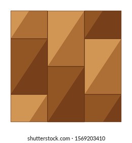 Parquet floor vector icon.Cartoon vector icon isolated on white background parquet floor.