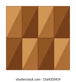 Parquet floor vector icon.Cartoon vector icon isolated on white background parquet floor.