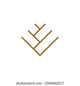 parquet flooring laminate logo vector icon design