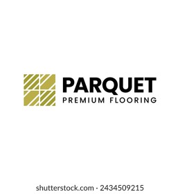 parquet flooring logo vector for your business