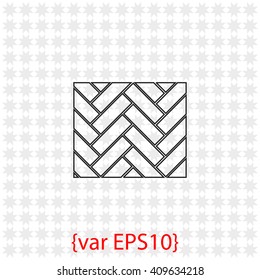 Parquet icon.