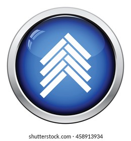 Parquet icon. Glossy button design. Vector illustration.