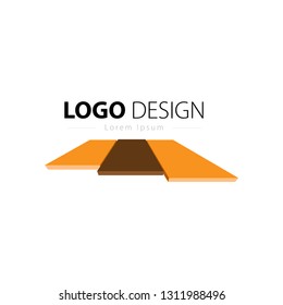 Parquet Logo Design, laminate, flooring, tiles - Vector