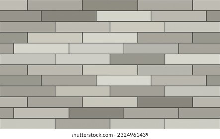 Parquet seamless texture. A floor made of wooden planks, imitation masonry of the laminate. Gray pattern. Vector background