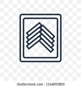 Parquet vector icon isolated on transparent background, Parquet logo concept
