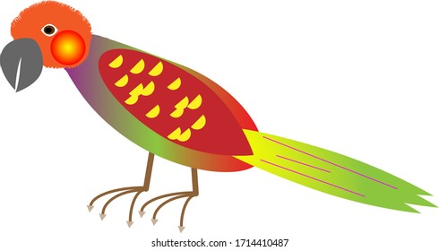 Loro de la selva amazónica