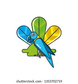 parrot bird animal with feathers