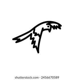 Parrot Bird Fly Icon Element Design
