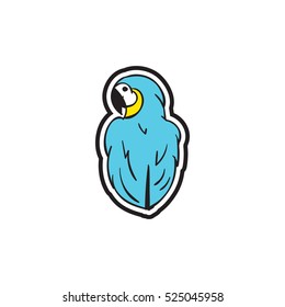 Parrot Bird Logo Design Template