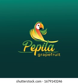 PARROT BIRD WITH MODERN LOGO