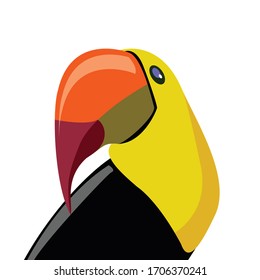 parrot bird vector illustration logo