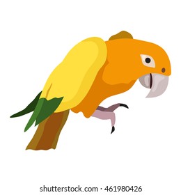 Parrot Bird Vector Illustration for your cute design.