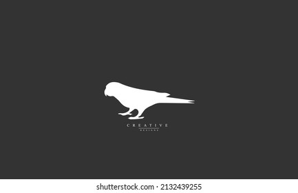 Parrot bird vector logo design